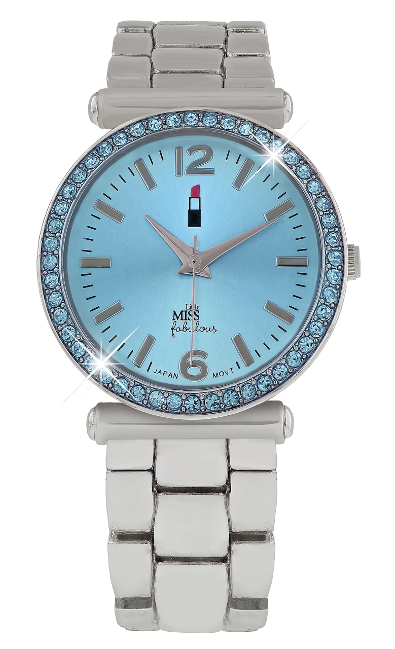 Little Miss Fabulous Armbanduhr mit Edelstahlarmband