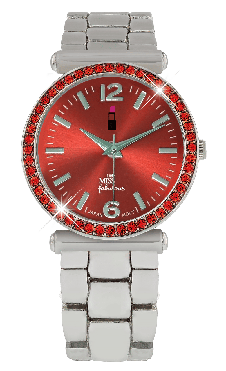 Little Miss Fabulous horloge met een stalen band