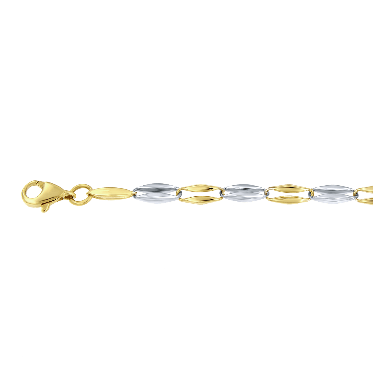 14 karaat bicolor armband fantasie