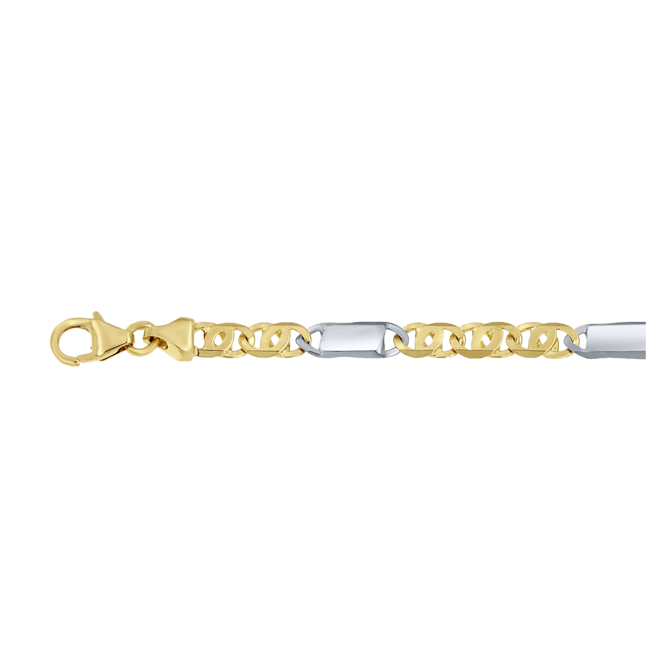 14 Karaat bicolor armband valkenoog
