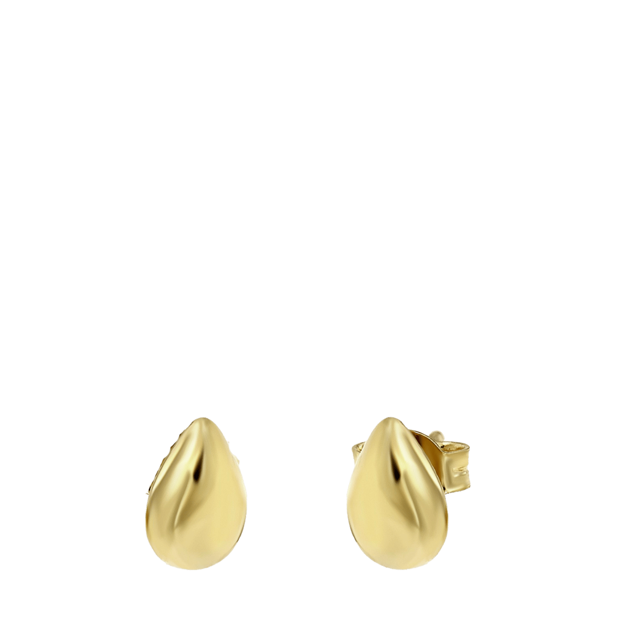 14 Karaat geelgouden oorbellen druppel