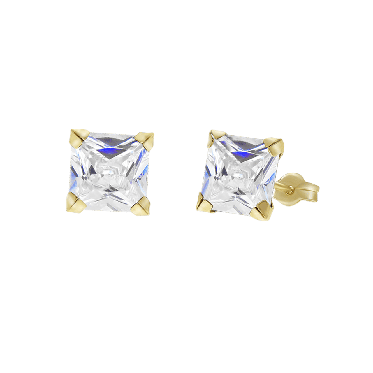 Ohrringe, 585 Gelbgold, mit Zirkonia