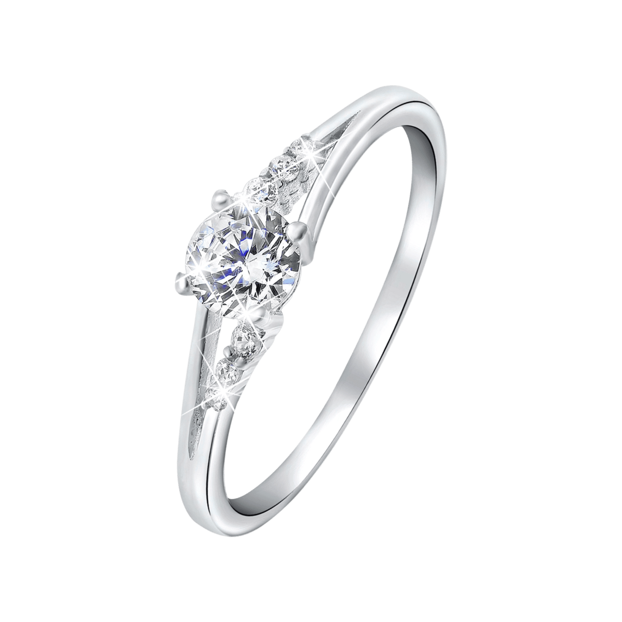 Ring, 925 Silber, mit Zirkonia