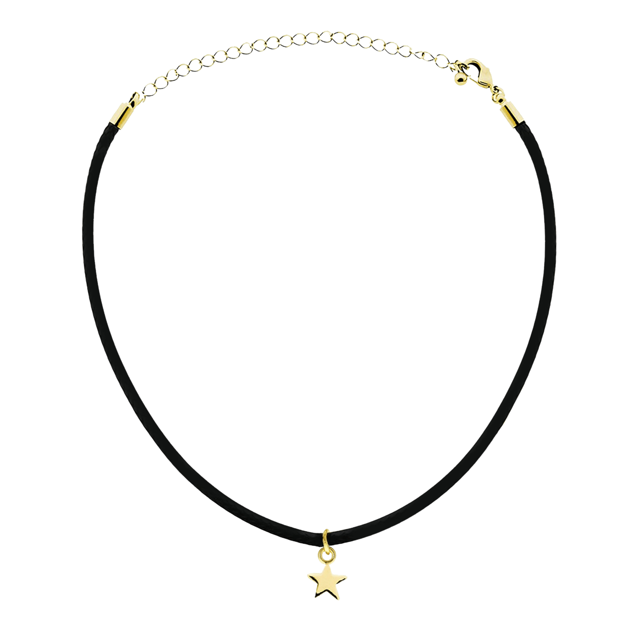 Halsband mit goldfarbenem Stern