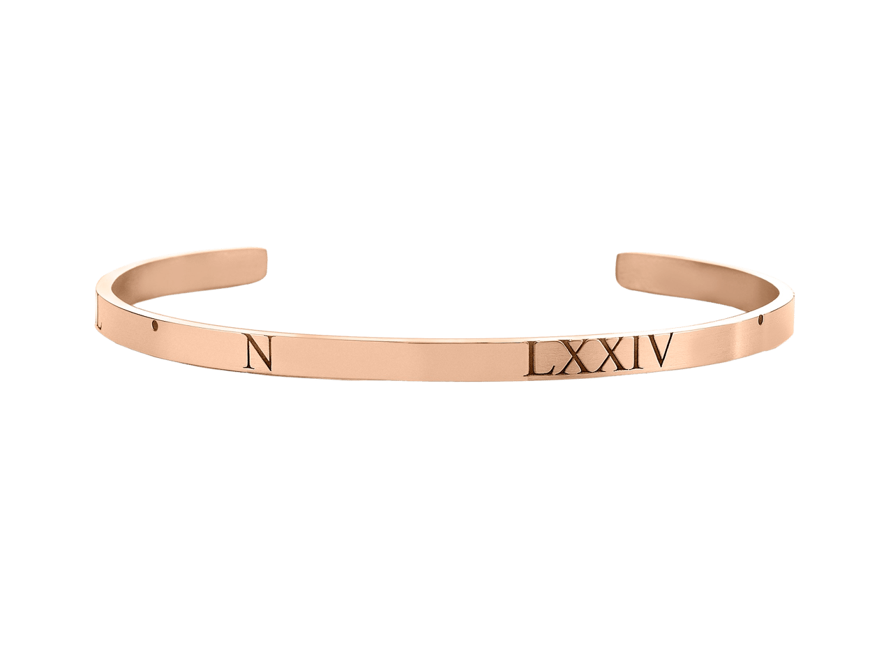 Super Stylish zilveren armband rose