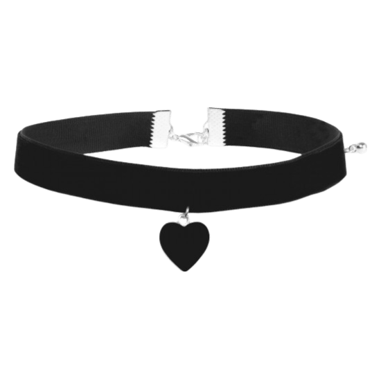 Bijoux zilverkleurige ketting met hanger hart voor dames