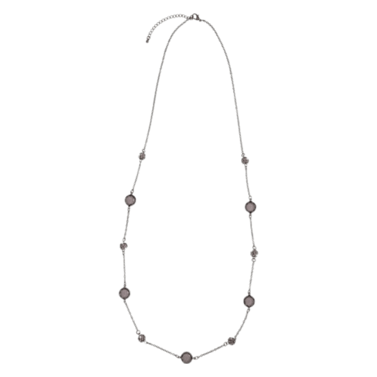 Byoux ketting donker grijs