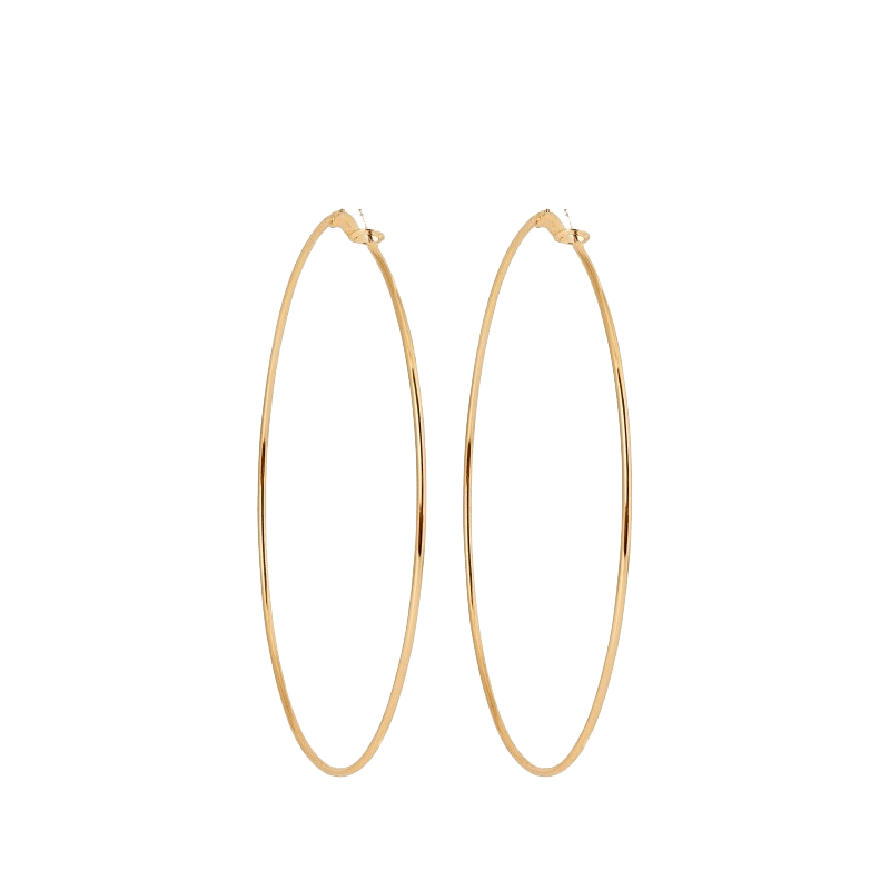Bijoux goudkleurige oorringen voor dames