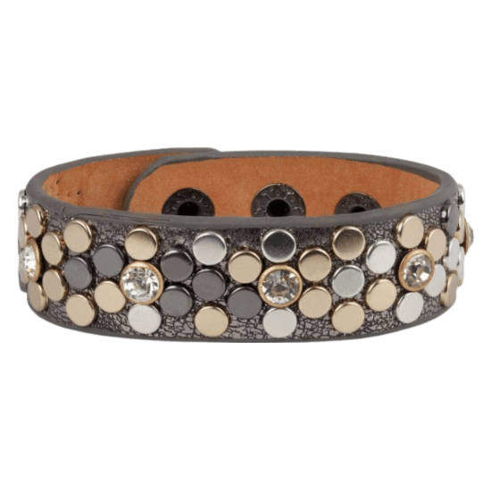 Bijoux zilverkleurige wikkelarmband voor dames