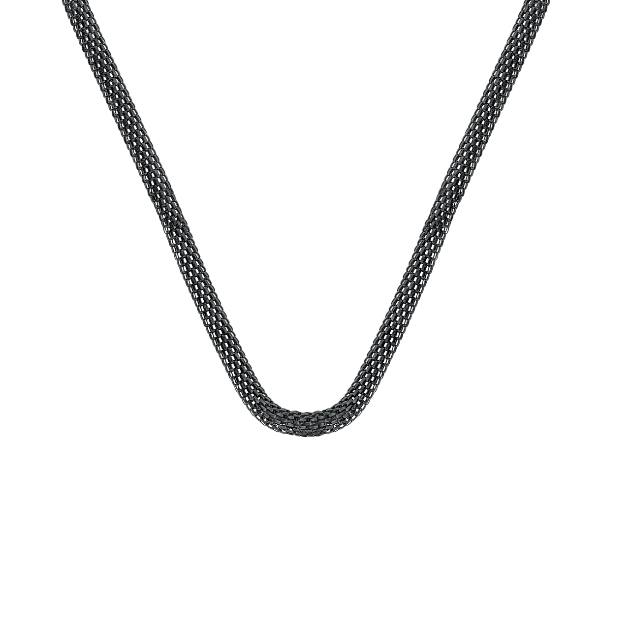 Gerecycleerd stalen ketting mesh blackplated
