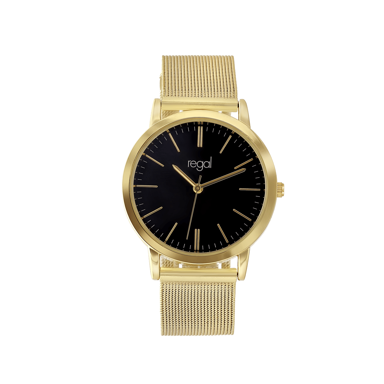 Regal Uhr mit goldenem Mesharmband