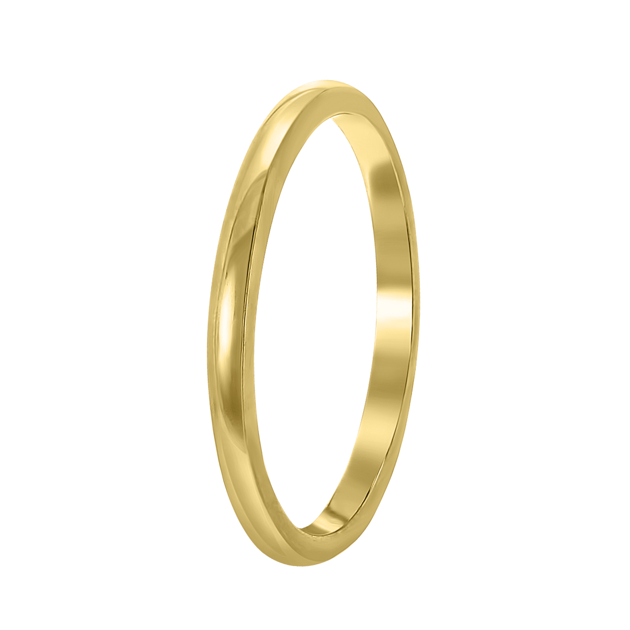 Zilveren goldplated ring voor dames