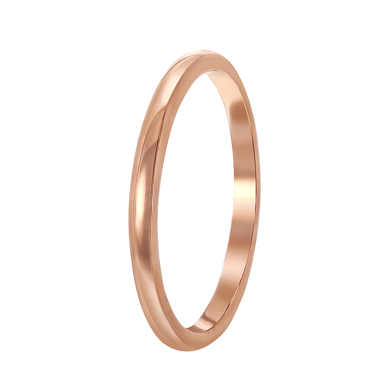 Zilveren roséplated ring voor dames