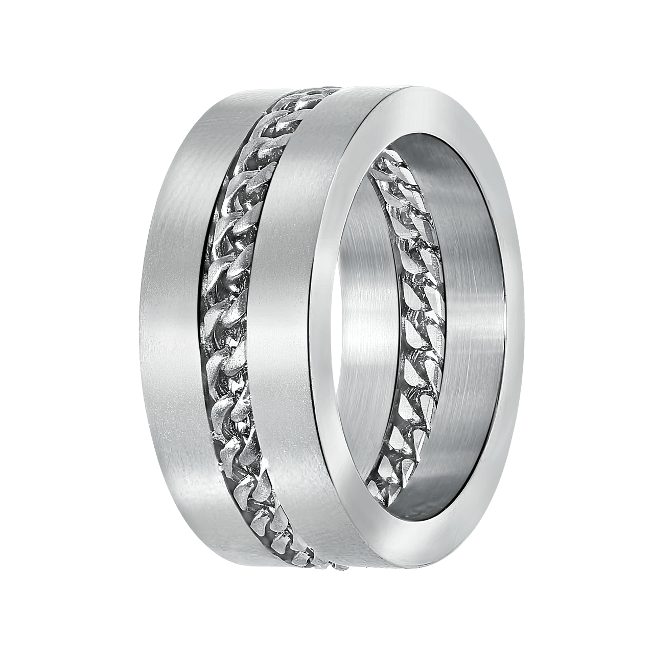 Gerecycleerd stainless steel ring mat