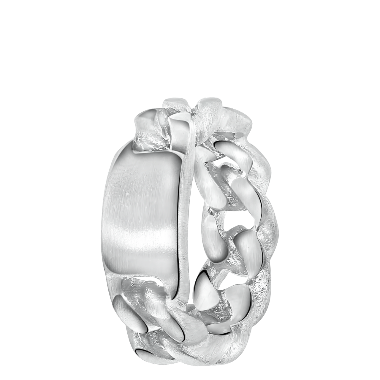 Gerecycleerd stainless steel jongensring gourmet mat