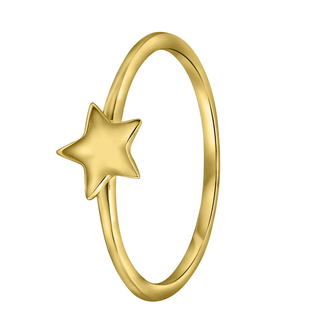 Ring, 925 Silber, vergoldet, Stern der Galaxis