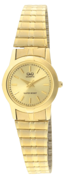 Q & Q Dames Horloge Goudkleurig Q495J010Y