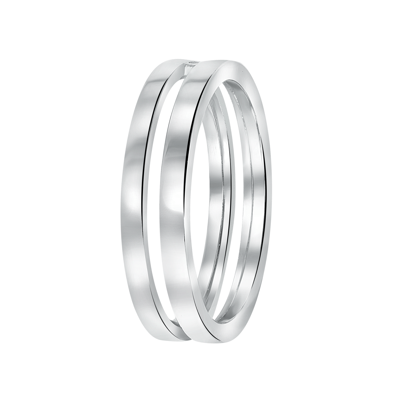 Gerecycled stalen ring opengewerkt