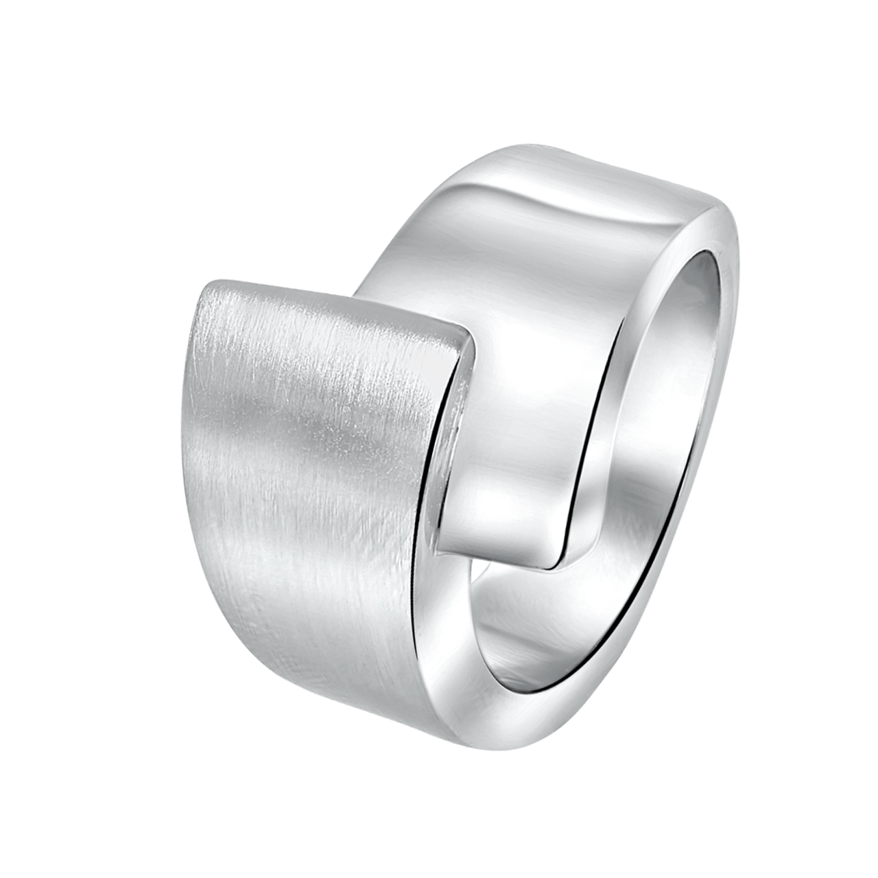 Gerecycleerd stainless steel ring mat/glans