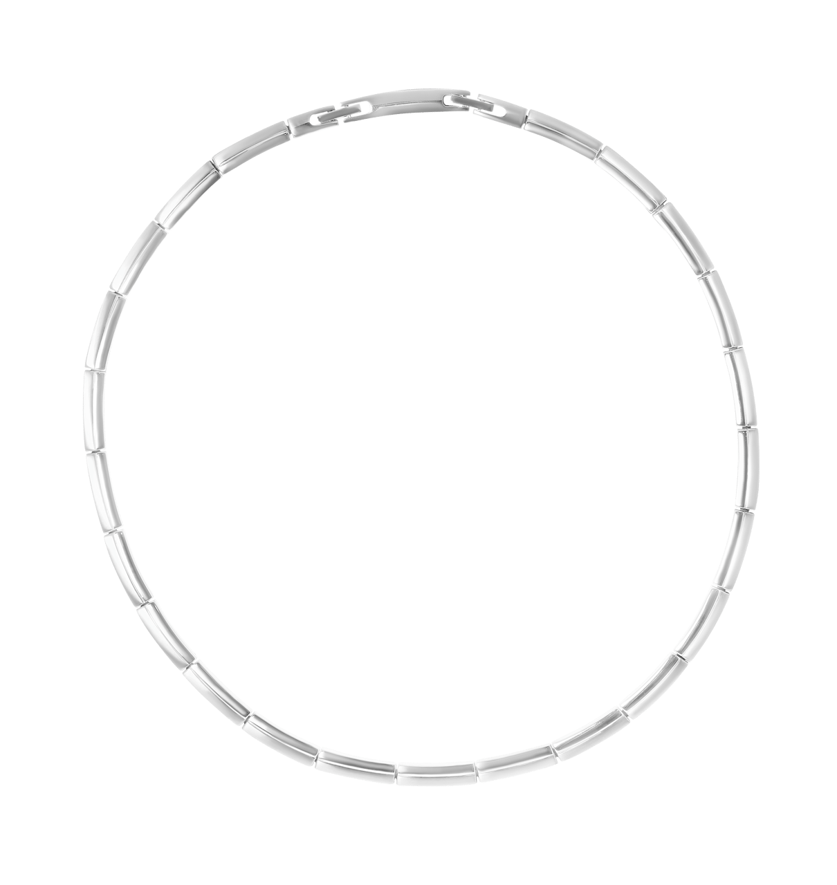 Gerecycled stainless steel ketting mat/glans