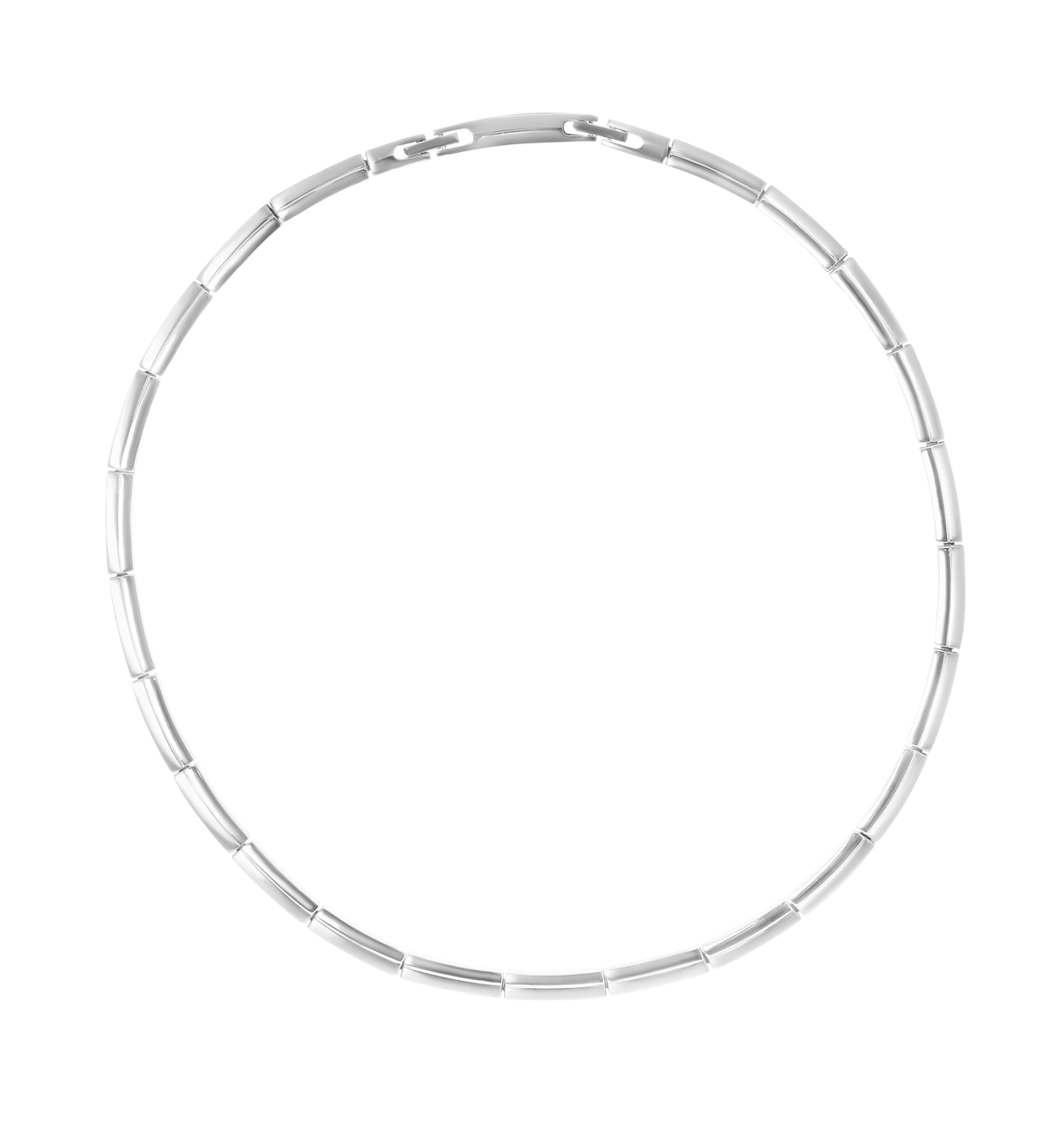 Gerecycleerd stalen ketting mat/glans