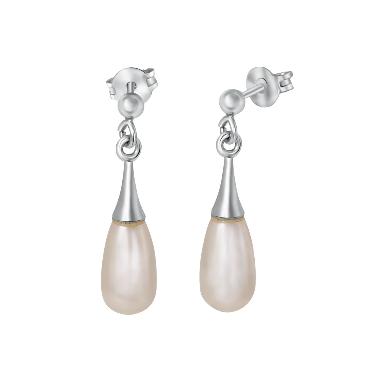 Ohrringe, 925 Silber, mit Perle