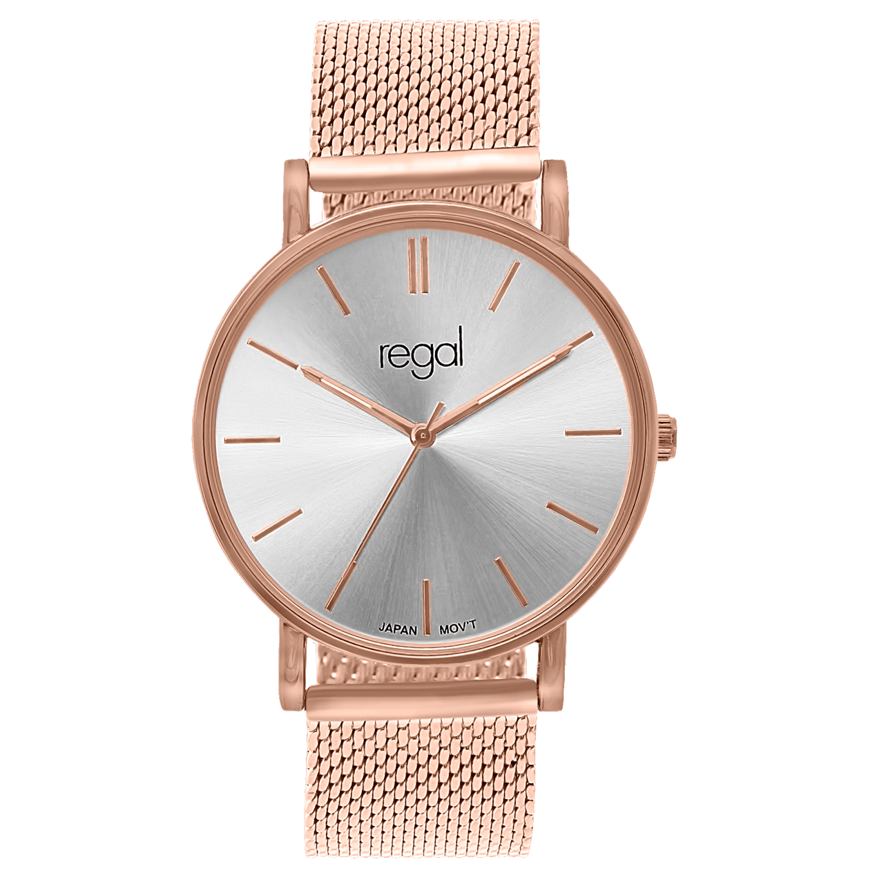 Regal mesh horloge limited edition rozekleurig
