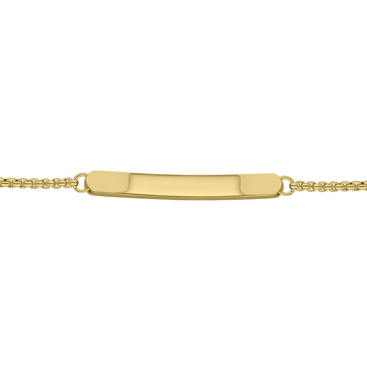 Gerecycleerd stainless steel plaatarmband gold light colorado kristal