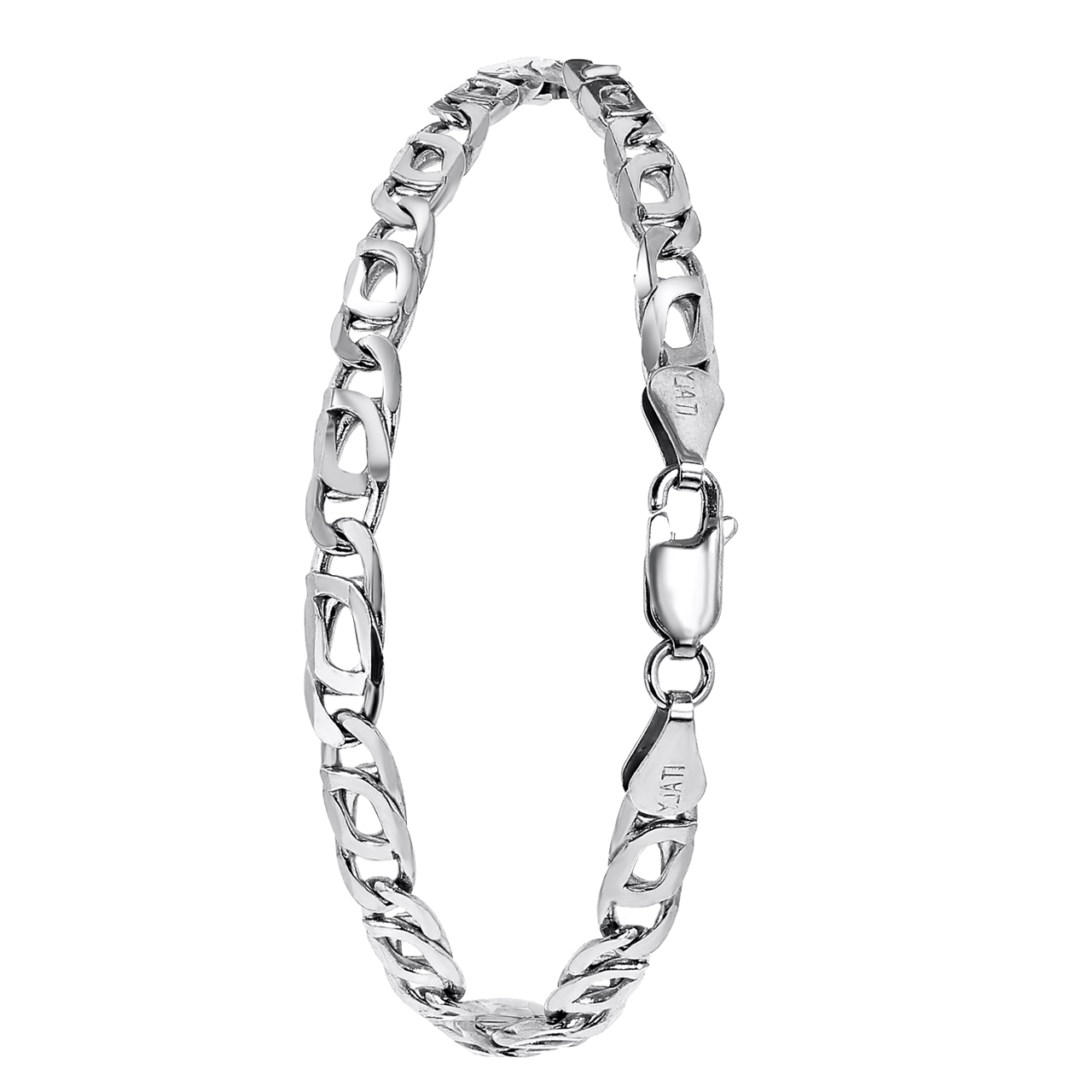 925 Silber Glieder-Herrenarmband