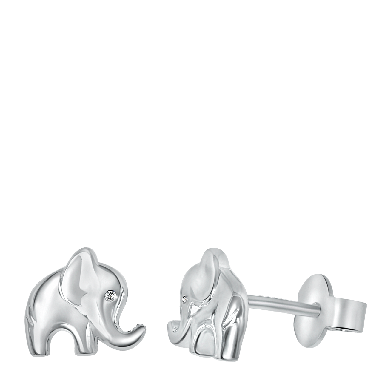 925 Silber Kinderohrringe Elefant
