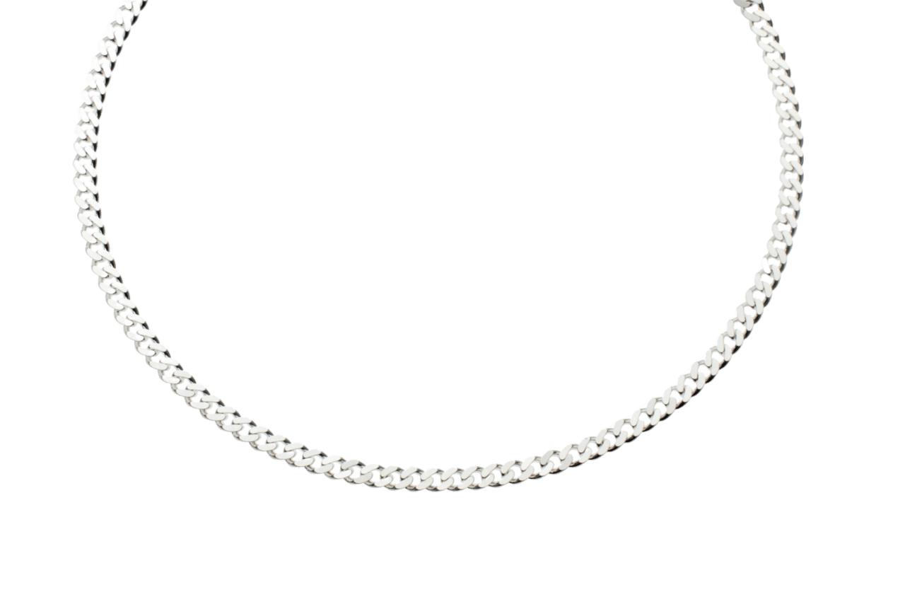 Silberne Kette für Herren mit Gourmetkettenglied