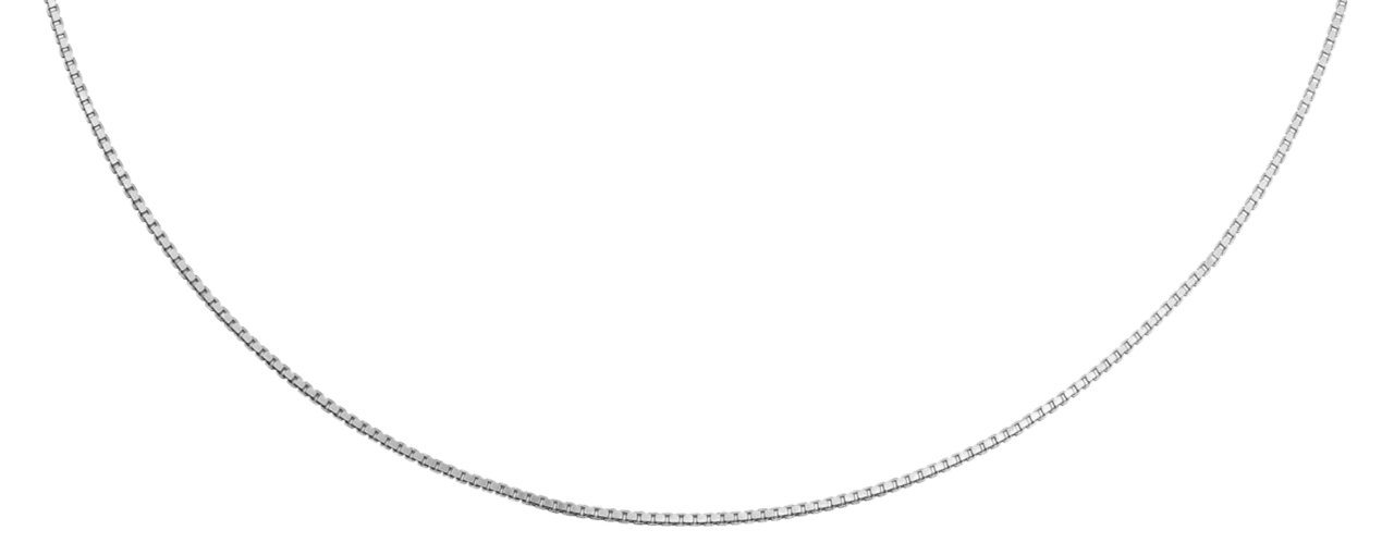 Gerecycleerd zilveren ketting met venetiaanse schakel