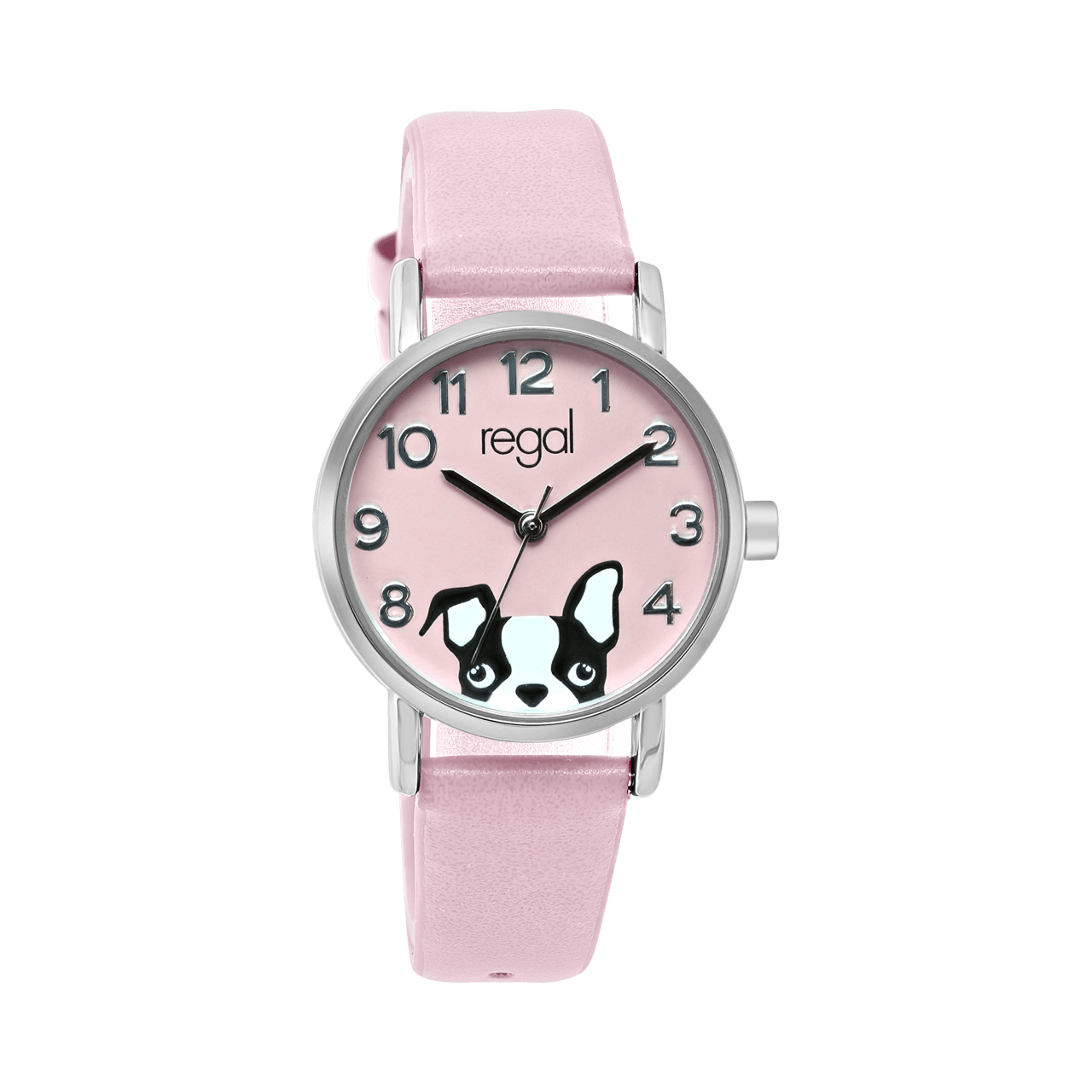 Rosafarbene Mädchenuhr von Regal