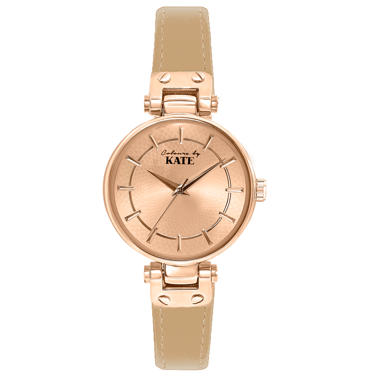 Colours by Kate horloge met een rose PU band
