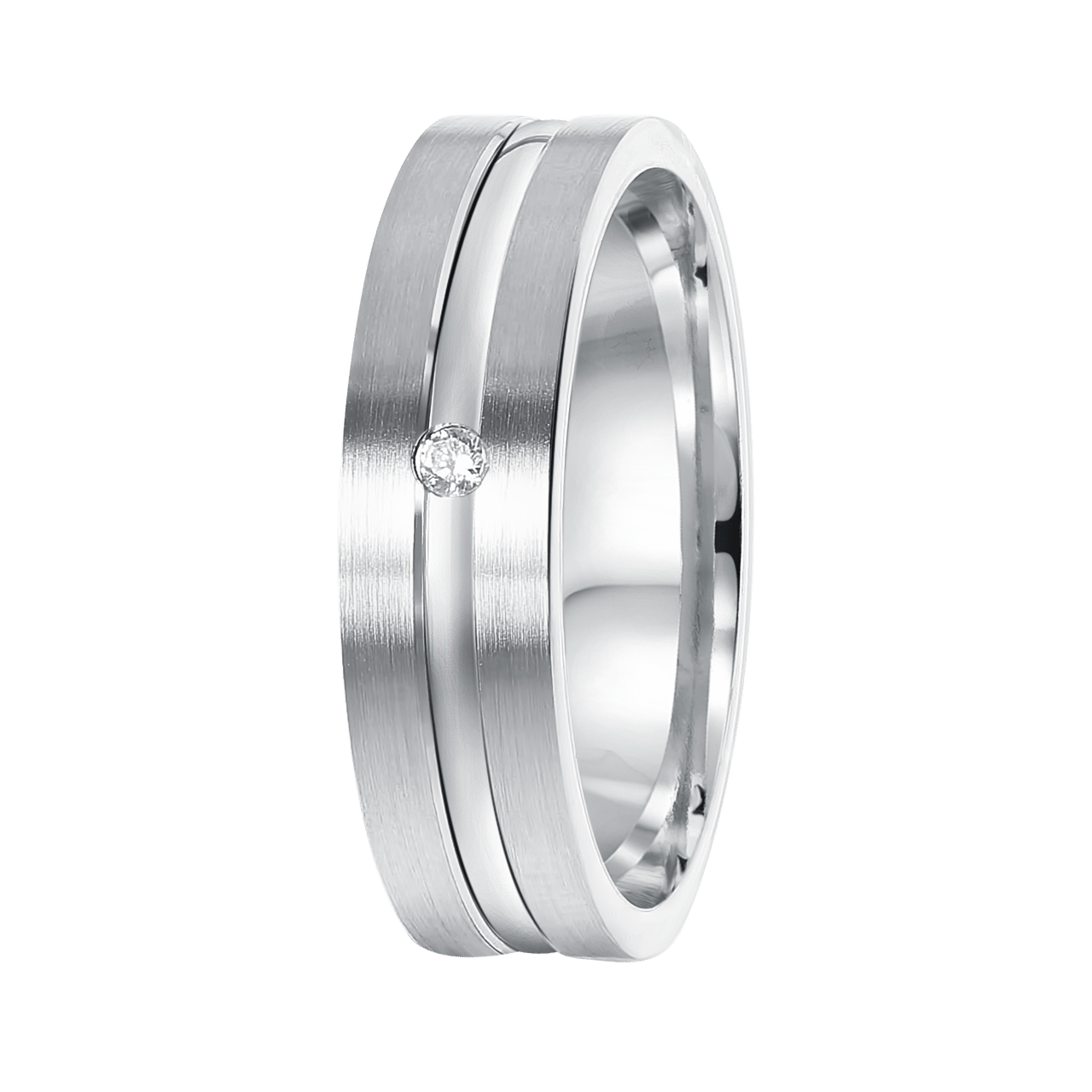 Silberner Damen-liebesring 