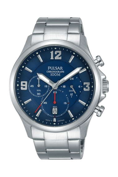 Pulsar heren chronograaf horloge PT3867X1