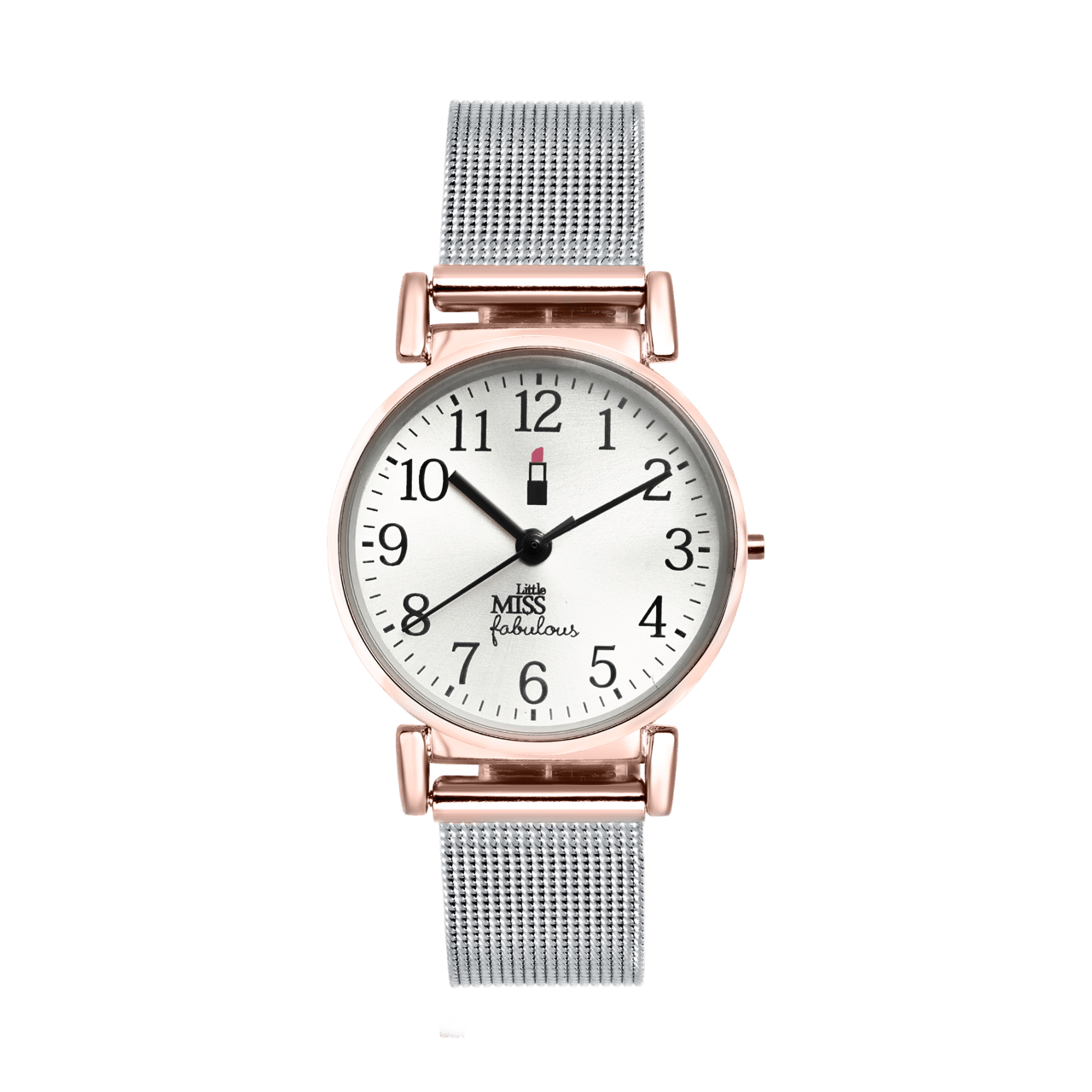 Little Miss Fabulous Armbanduhr mit Mesh-Band