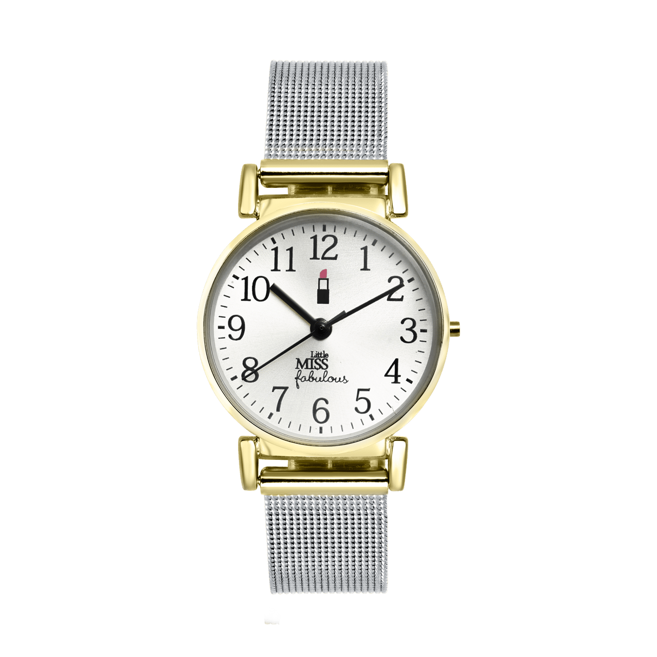 Little Miss Fabulous Armbanduhr mit Mesh-Band