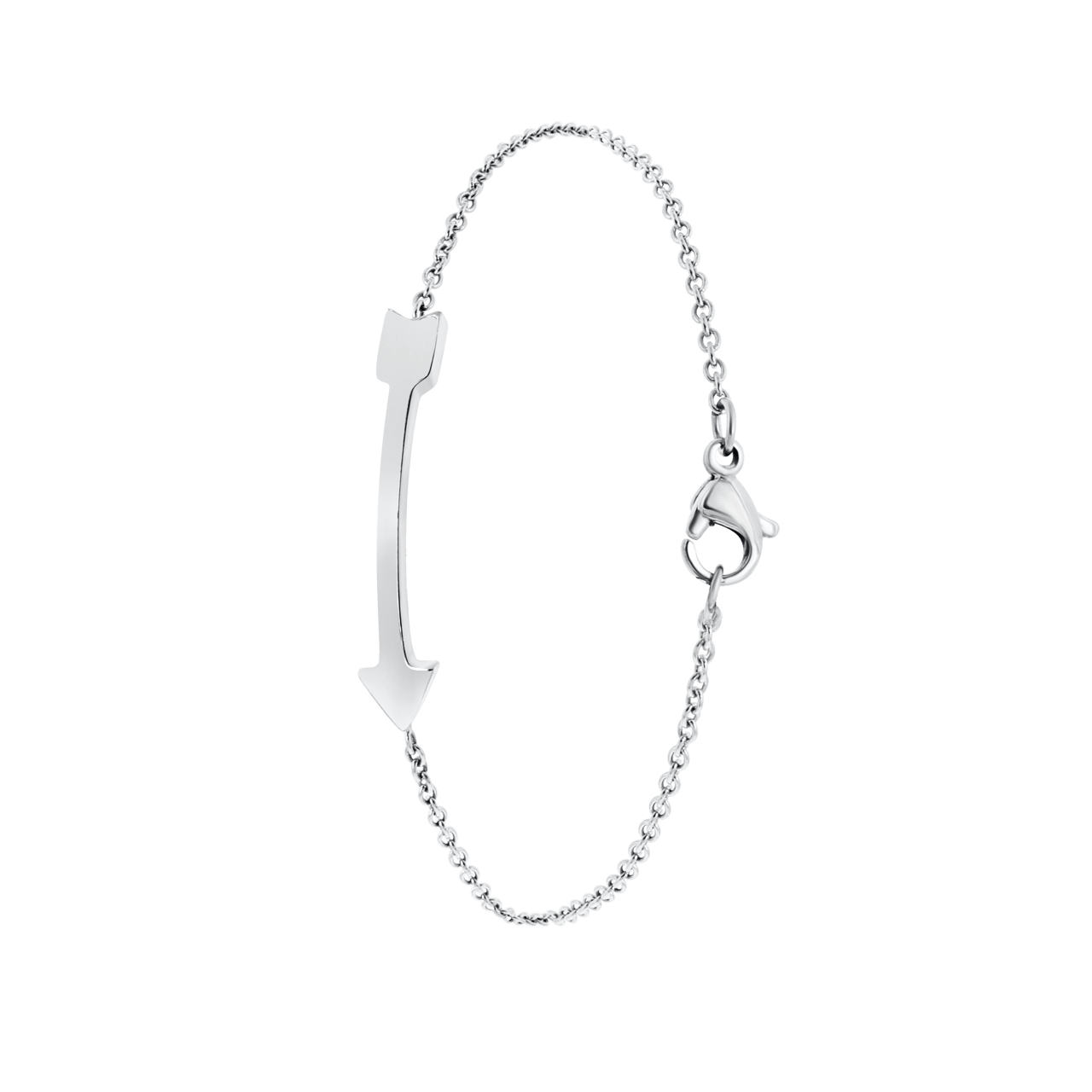 Gerecycled stalen armband pijl