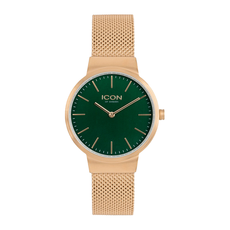 Icon of Sweden horloge met stalen mesh band