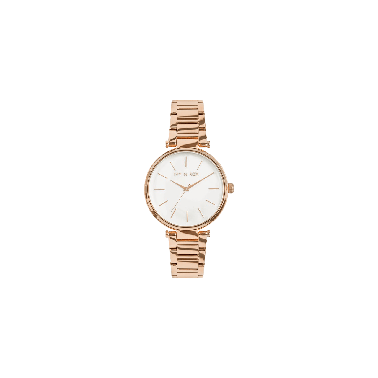 Ivy N Rox horloge met een rosekleurige band