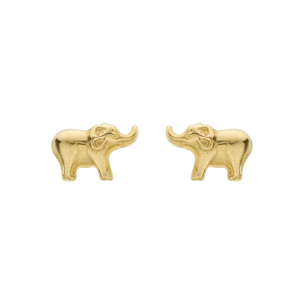 375 Gold Ohrstecker mit Elefant