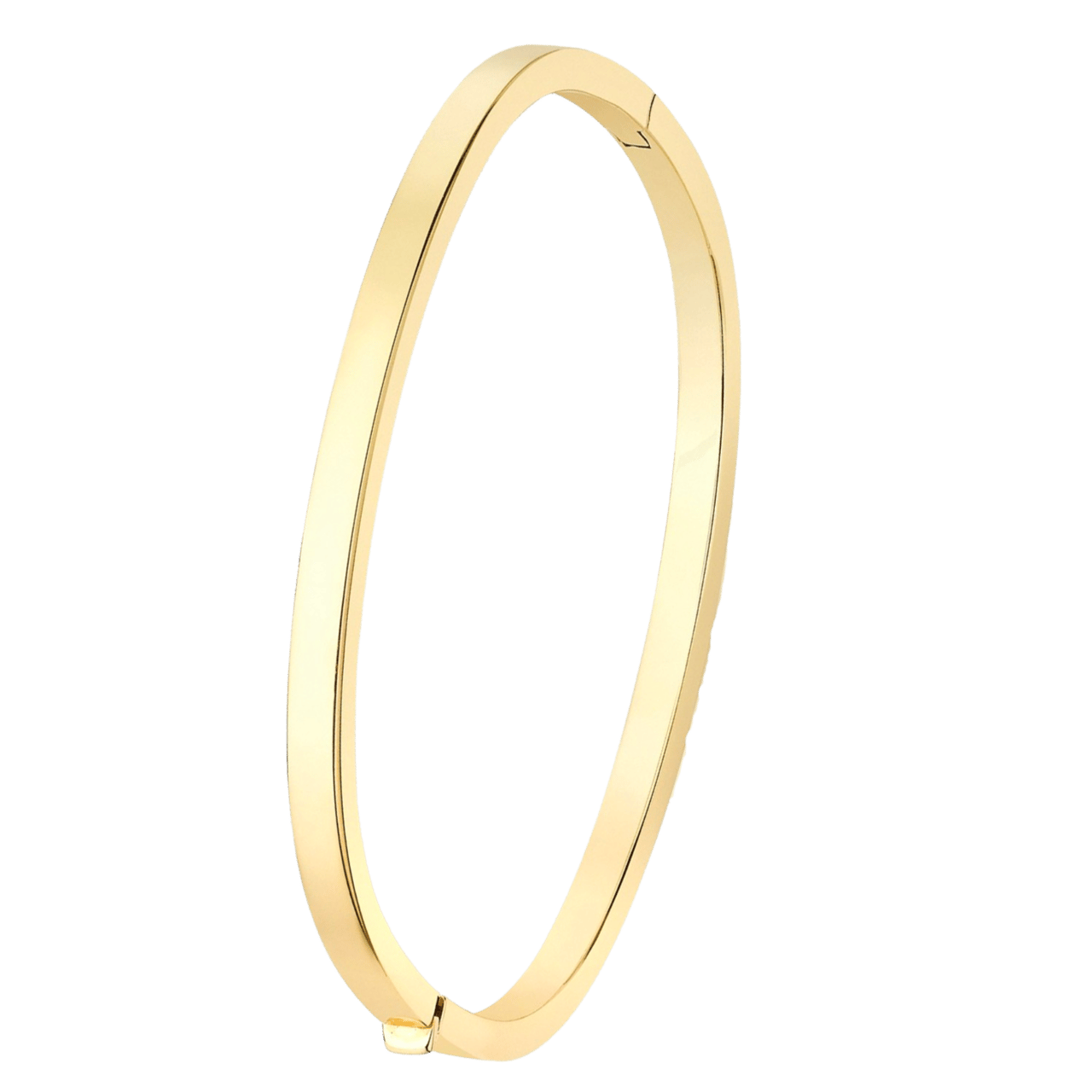 9 Karaat bangle vierkante buis