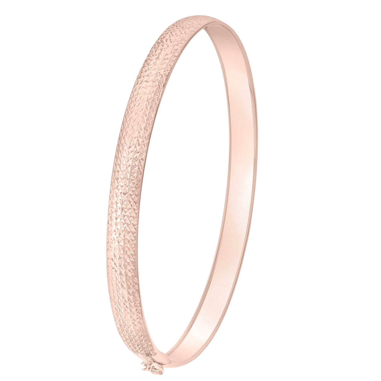 9 Karaat bangle diamond cut rose