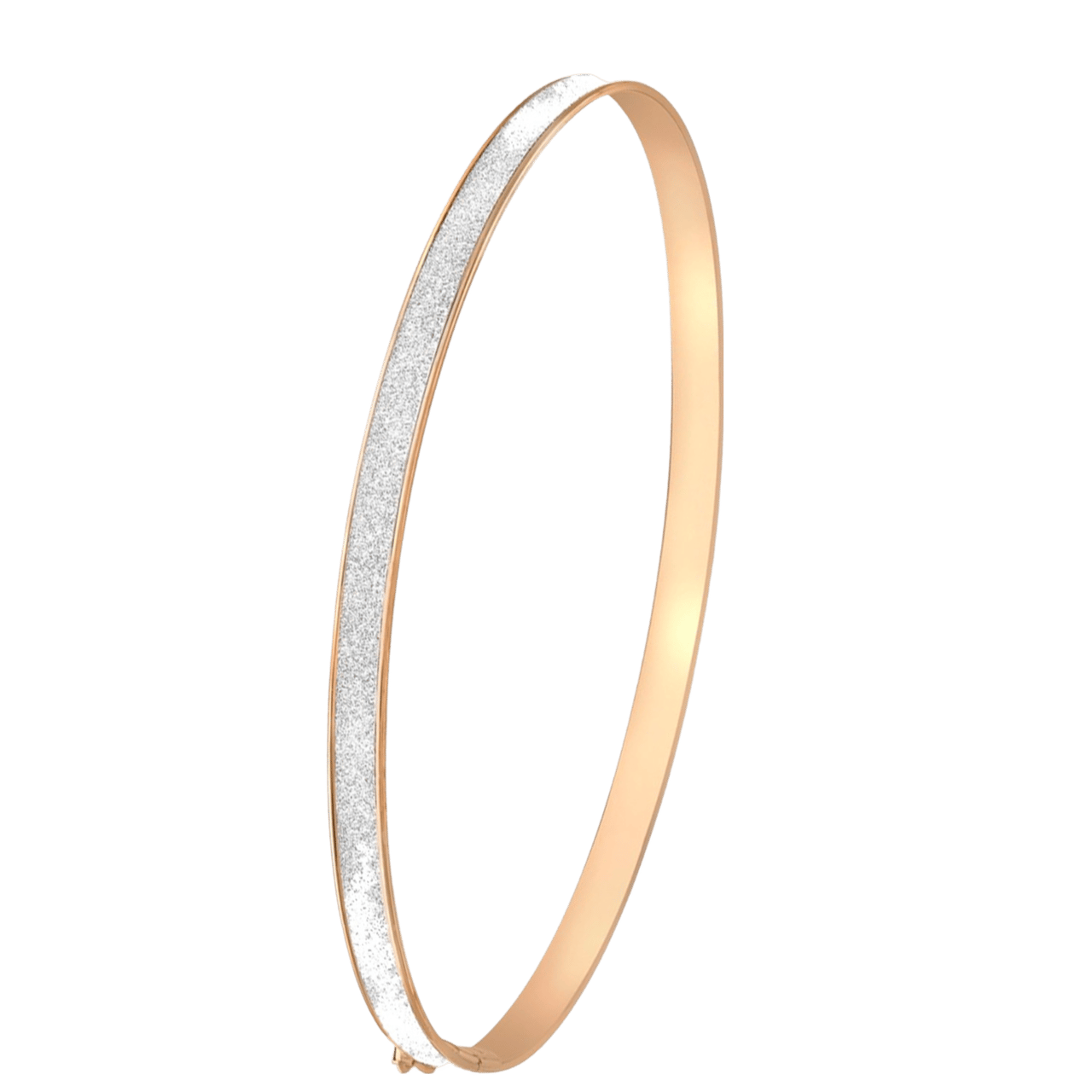 9 Karaat bangle rose met stardust