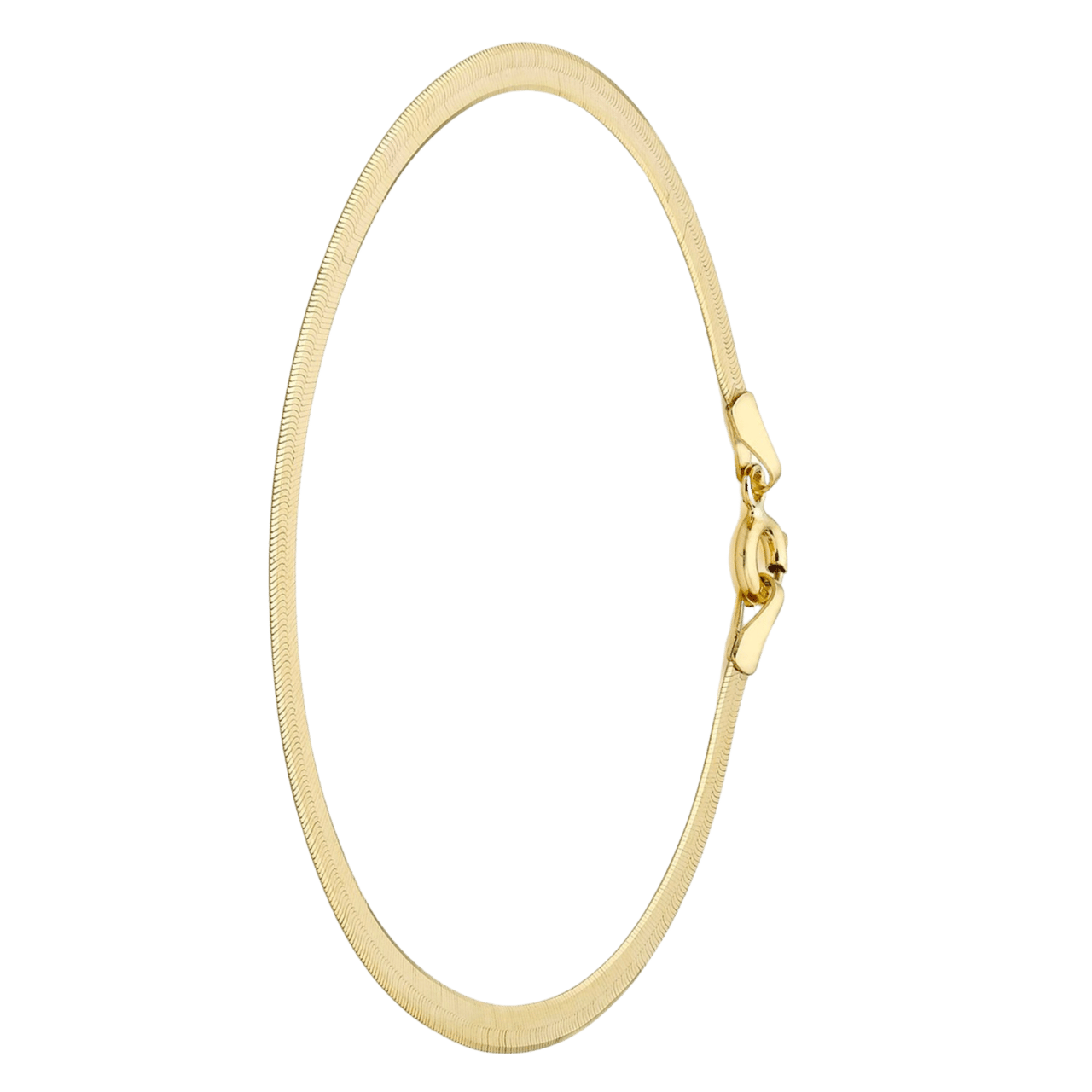 375 Gold Armband mit Fischgrät-Gliedern