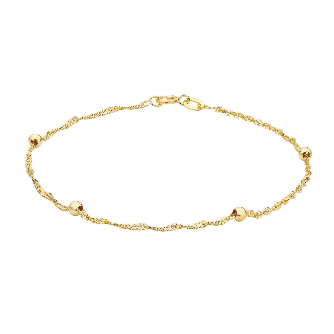 9 Karaat armband twist bal