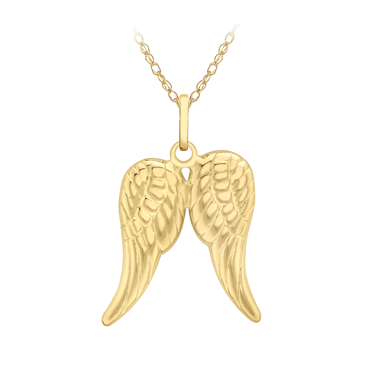 9 karaat ketting met hanger vleugels voor dames