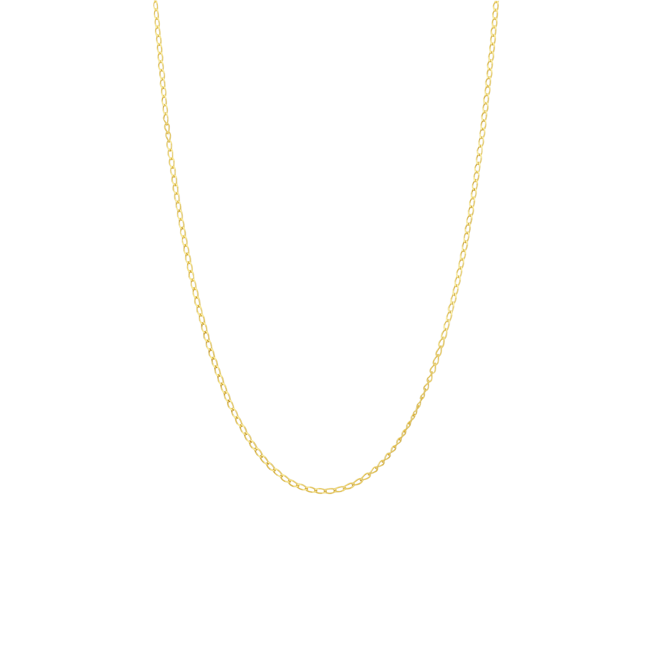 Halskette aus 375 Gold mit Gourmet-Gliedern