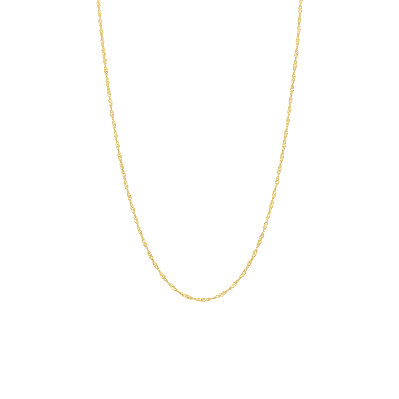 9 karaat ketting gourmet twist voor dames